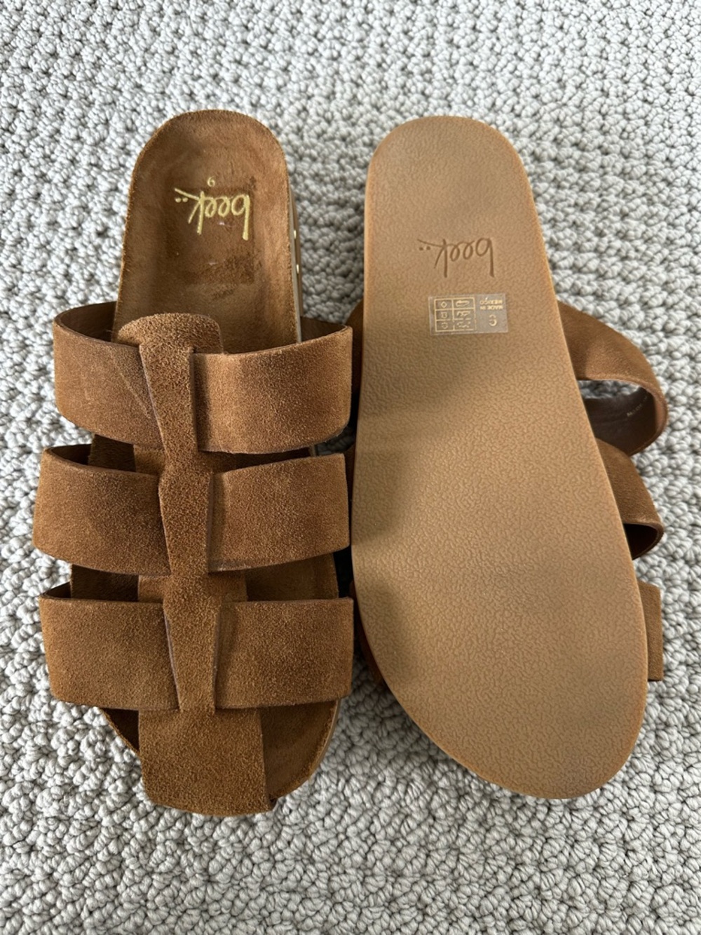 Been tody fisherman slide sandals 9 - Picture 3 of 5
